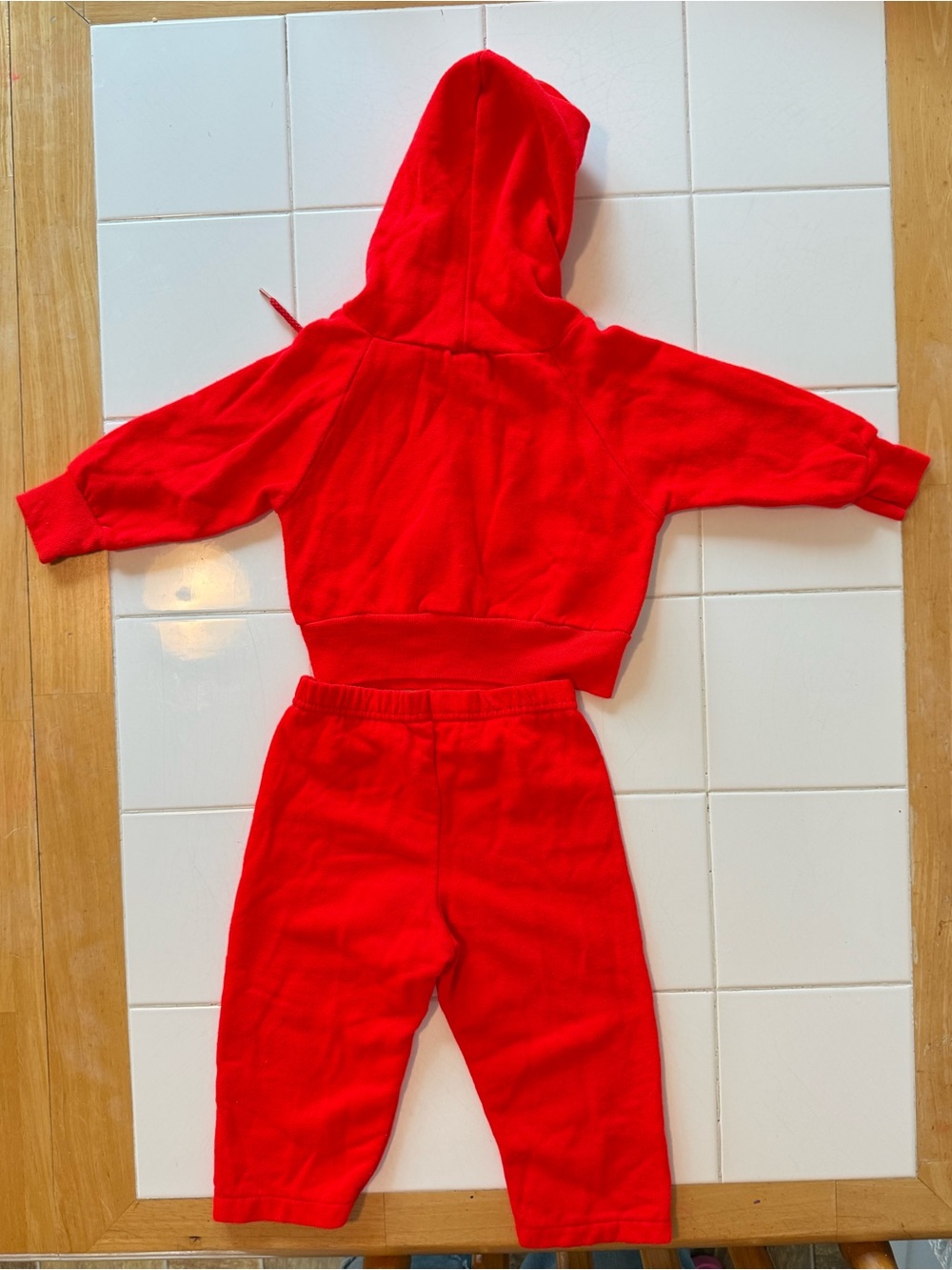 Vintage Toddler Girls Strawberry Shortcake Matching Hoodie Pants Track Set 1980s - Picture 5 of 13